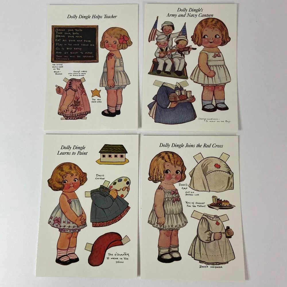 Dover Publications red these postcards